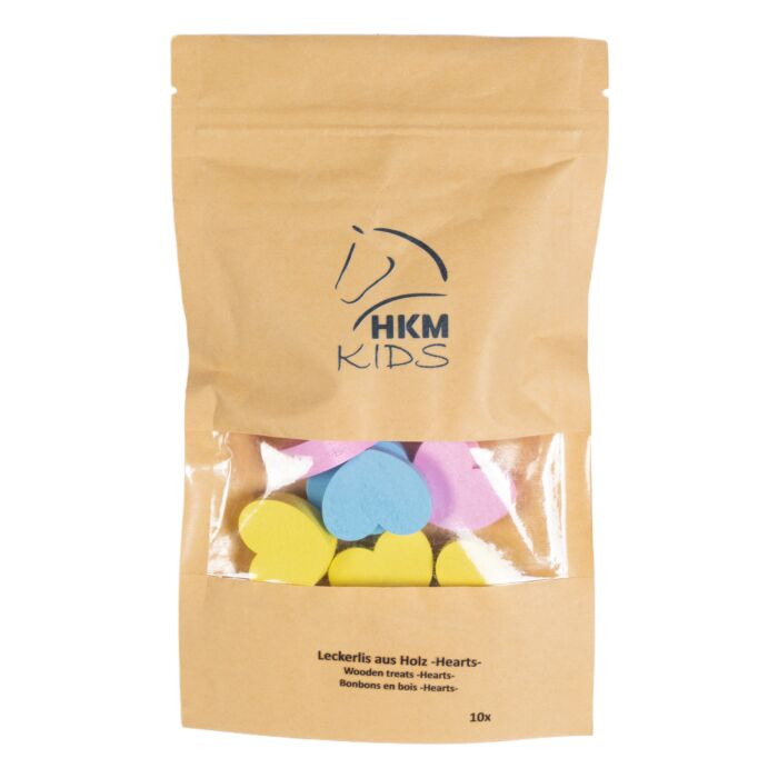 Houten traktatie hartjes Hobby Horse