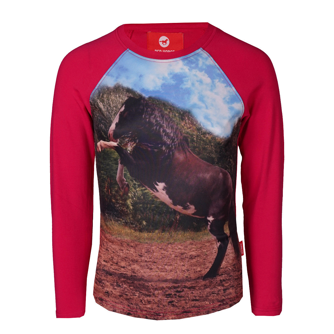 Horka Red Horse Kids shirt Pixel