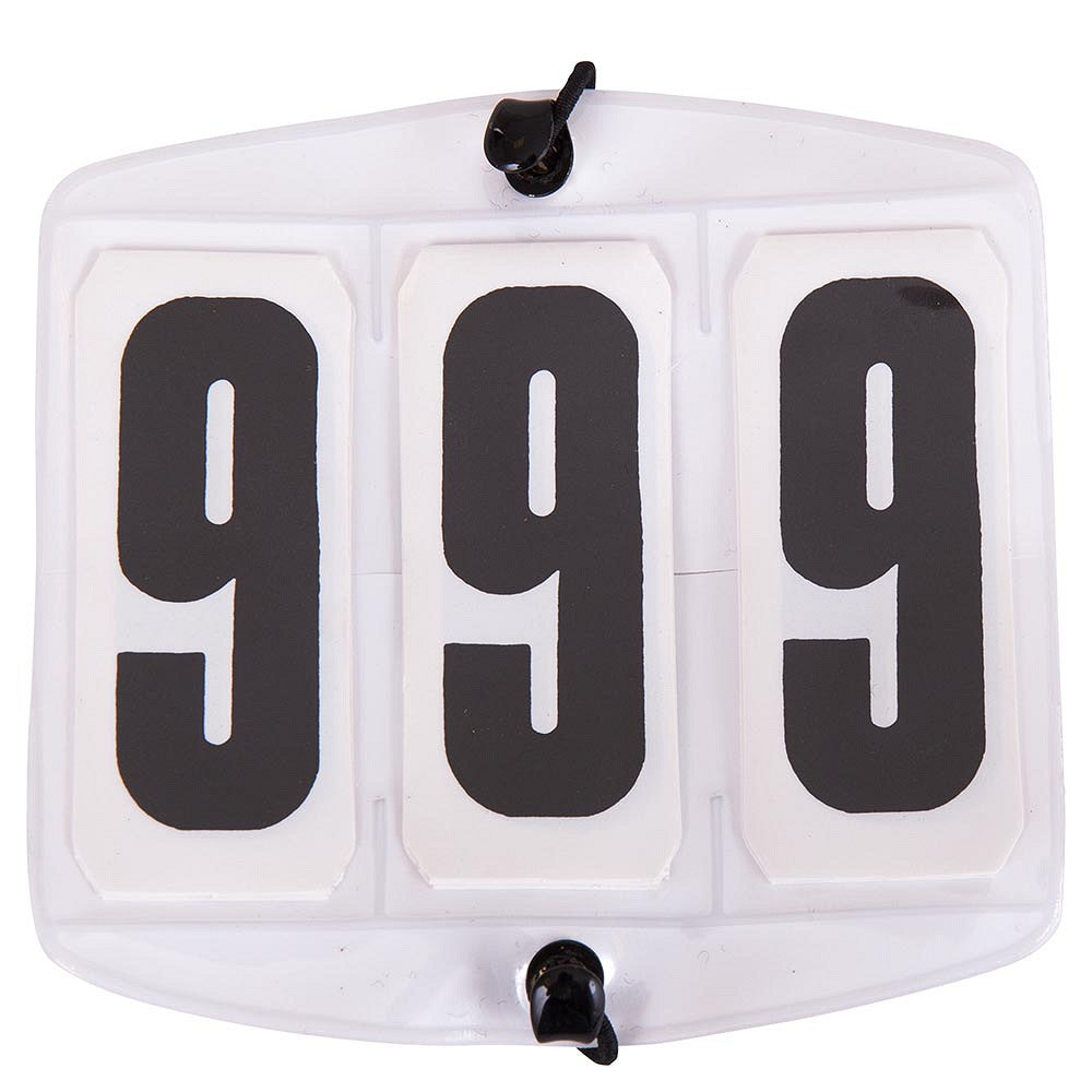 BR Vierkant PVC Startnummer 3-Cijferig