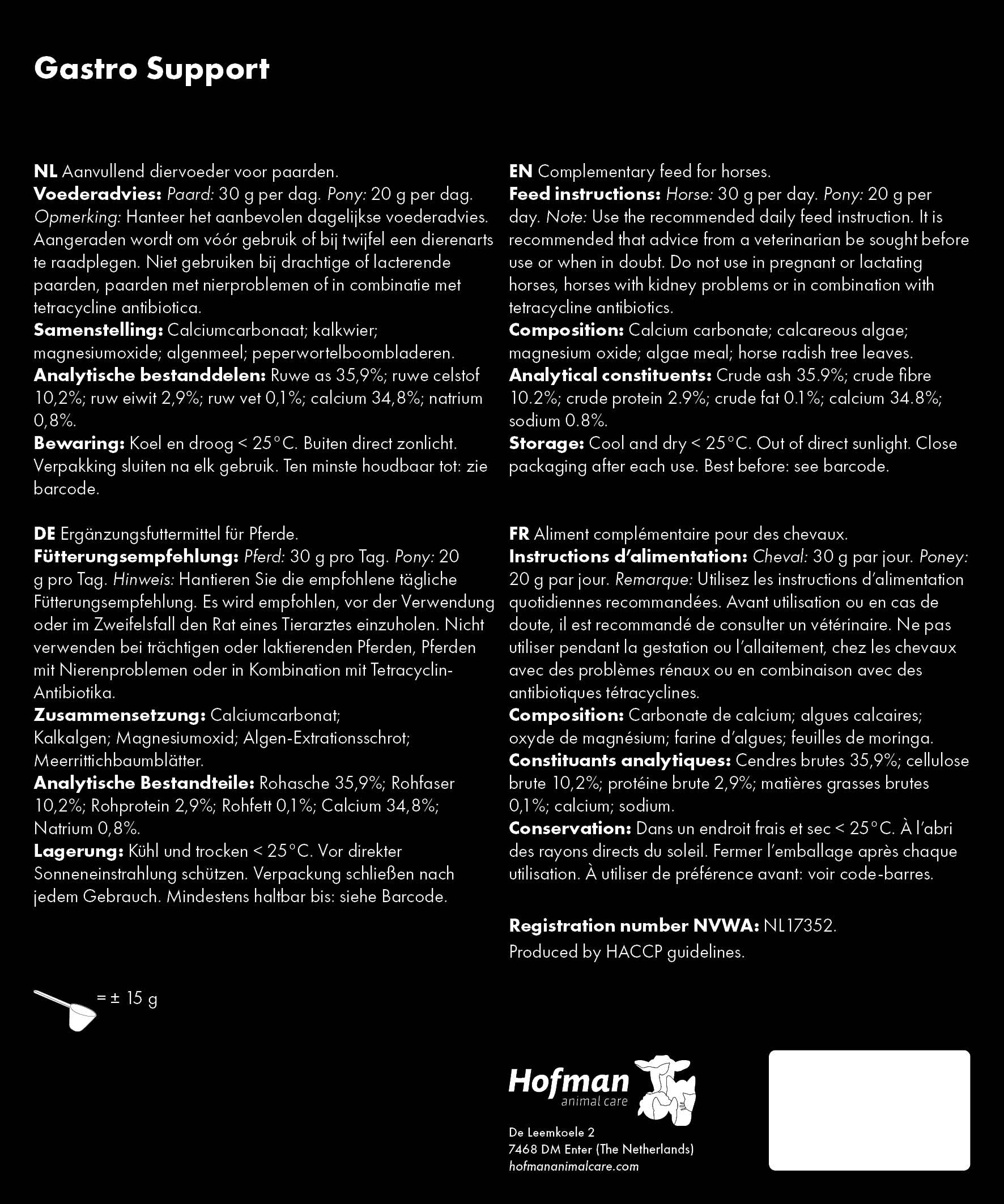 Excellent Horse Gastro Support