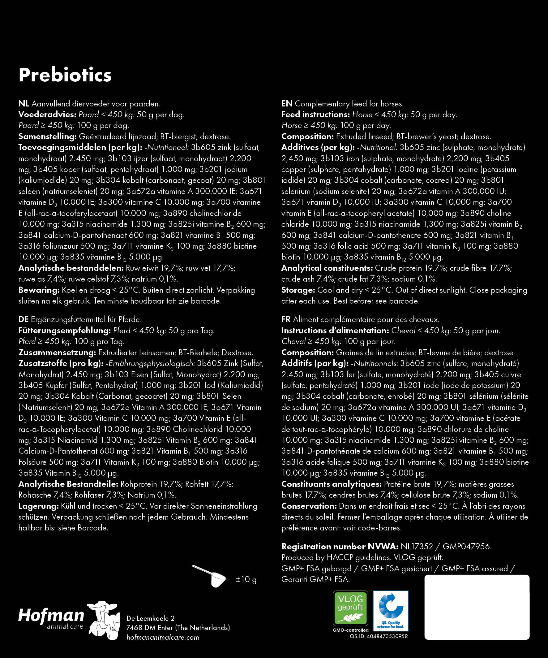 Excellent Horse Prebiotics