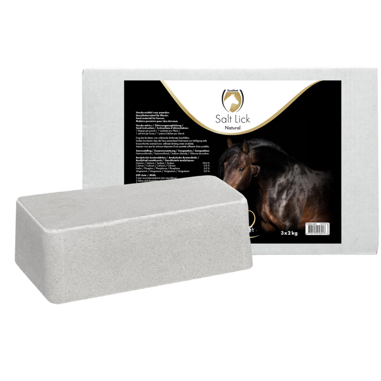 Excellent Horse Naturel Zouten Liksteen