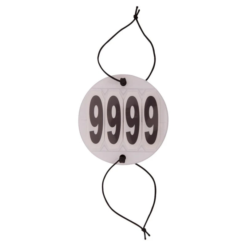 Premieré Rubberen Grote Ronde Startnummers PVC 4-Cijferig