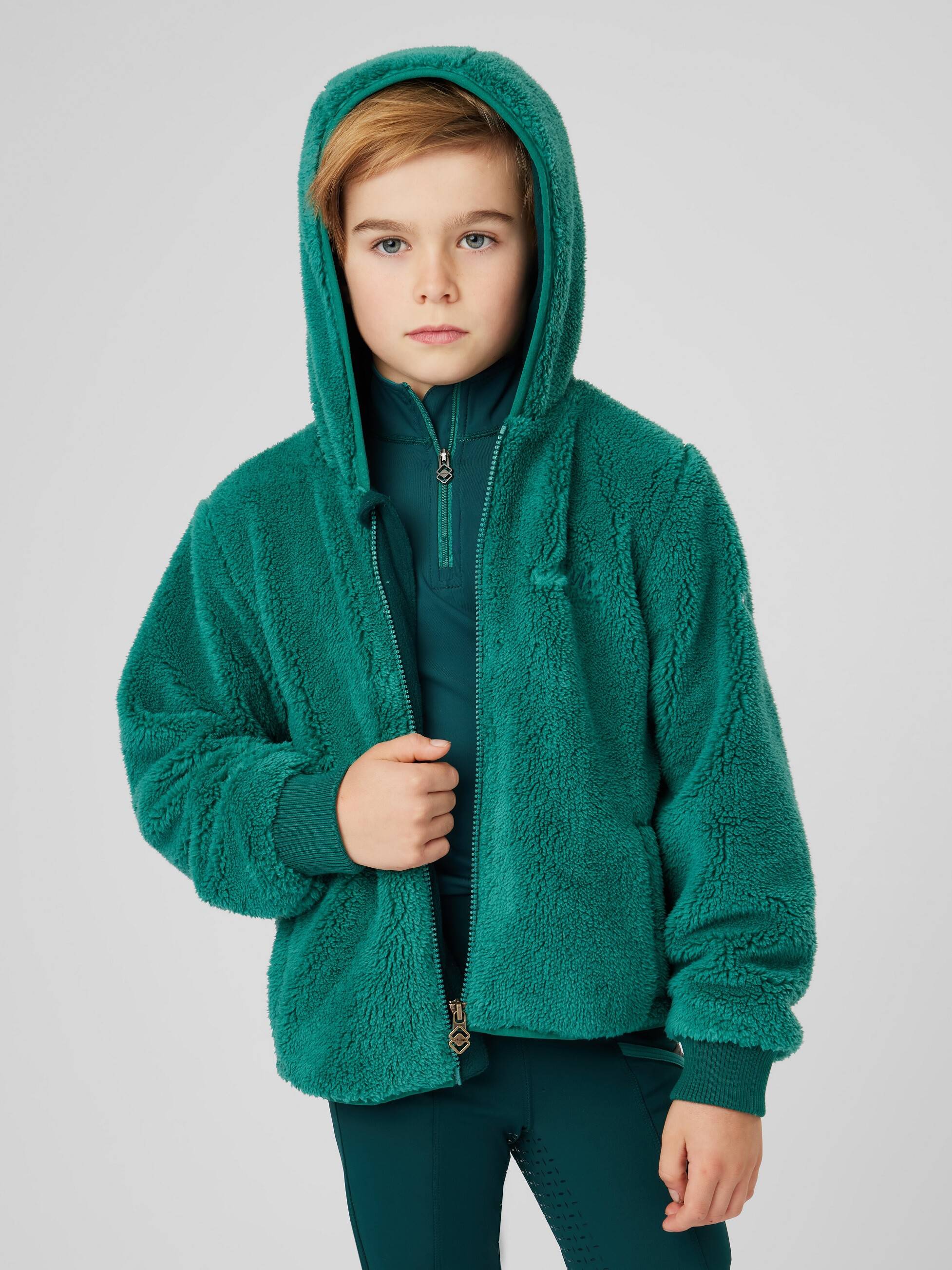 Lemieux Mini Teagan Fleece vest Evergreen