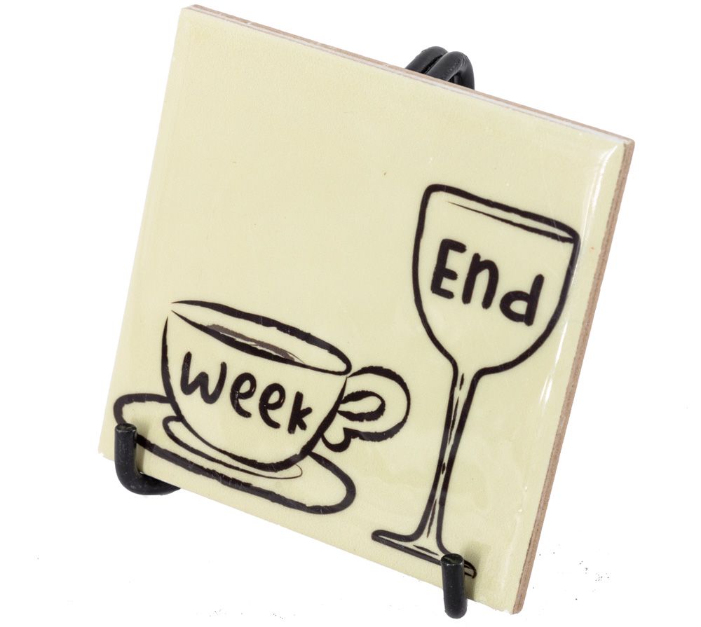 Spreuktegel rekje 2 poot - Zwart