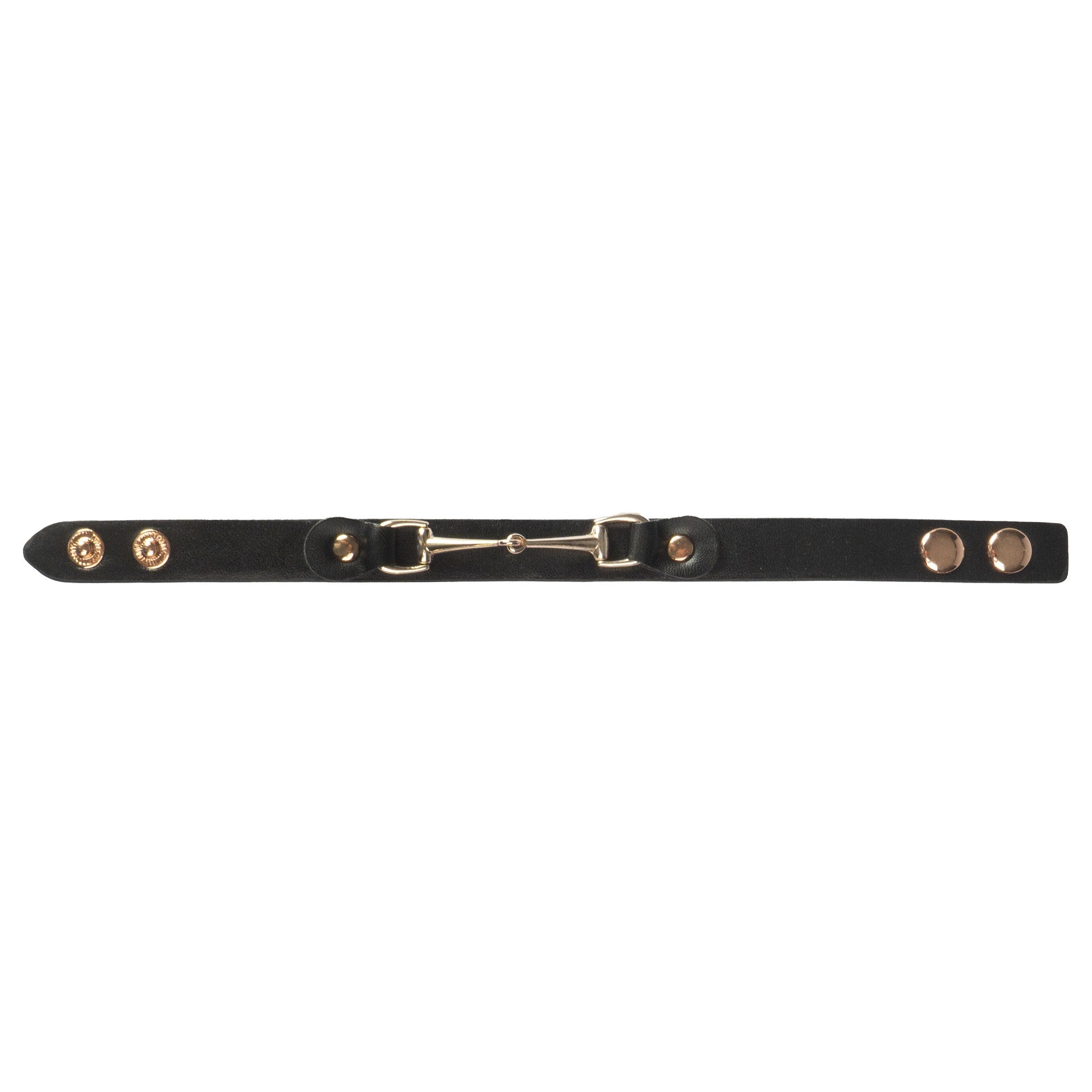Armband lederlook met bit