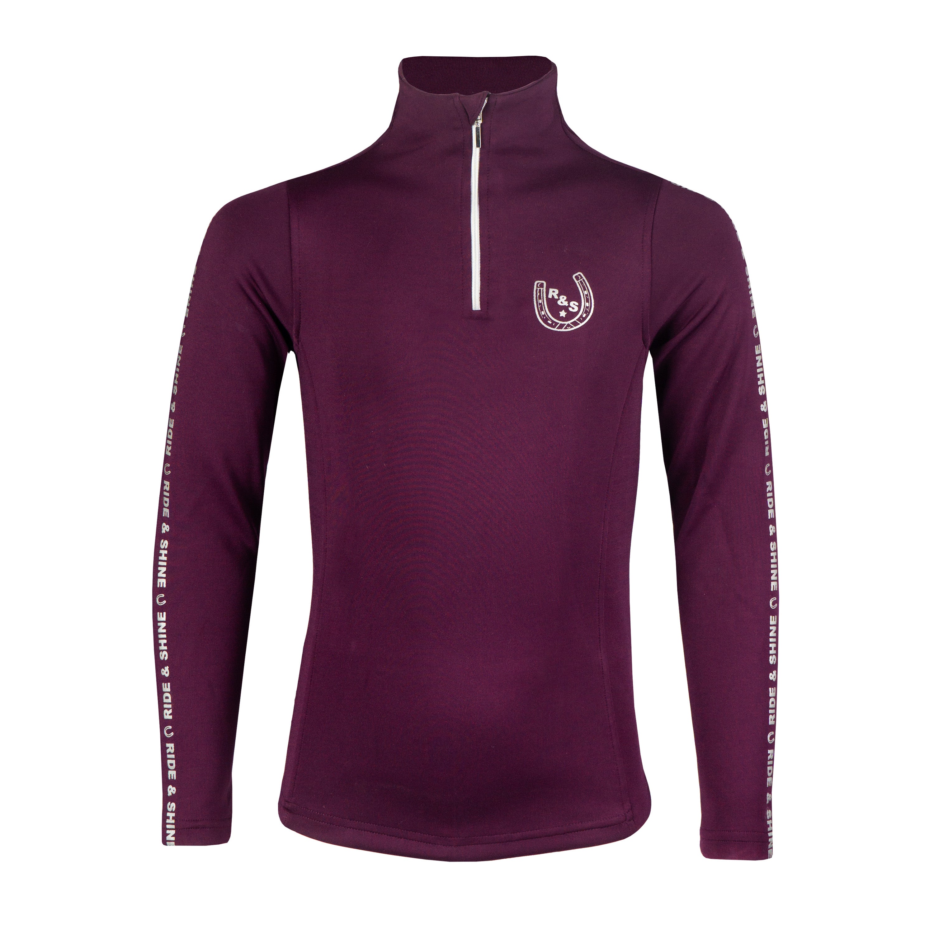 Compleet setje Red Horse bordeaux/zilver