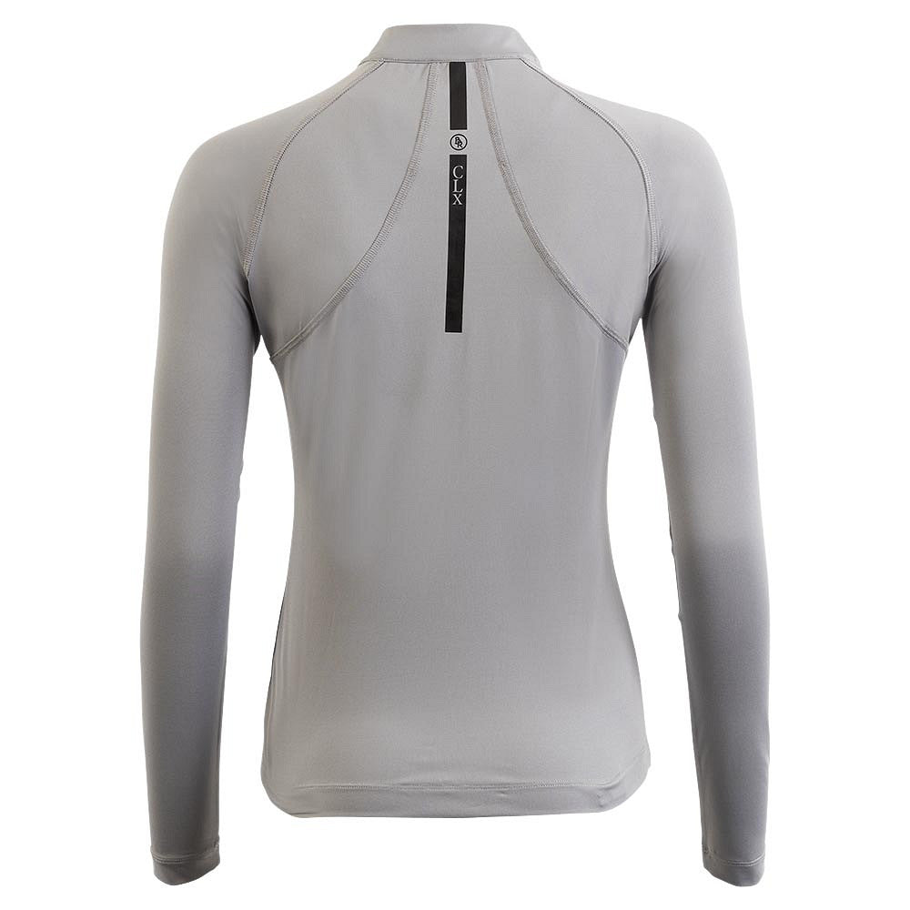 BR CLX long-sleeve zip-up shirt dames