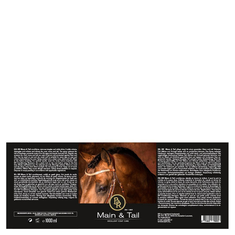 BR staart en manen lotion 1ltr