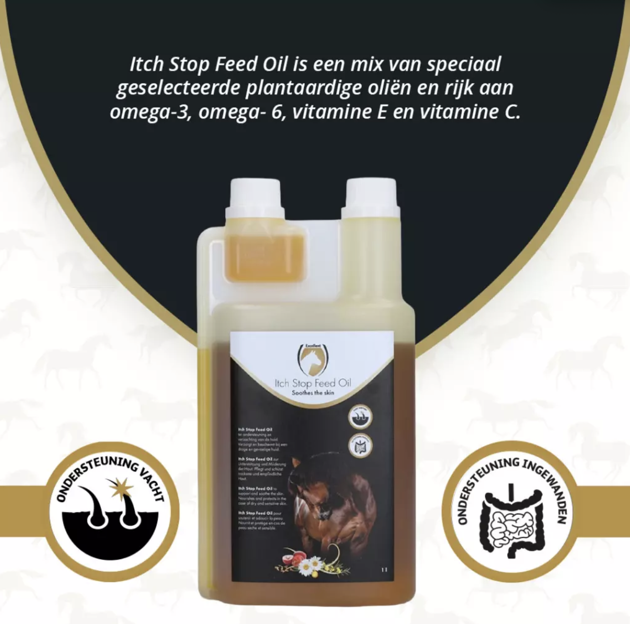 Excellent Horse Itch Stop Feed Oil