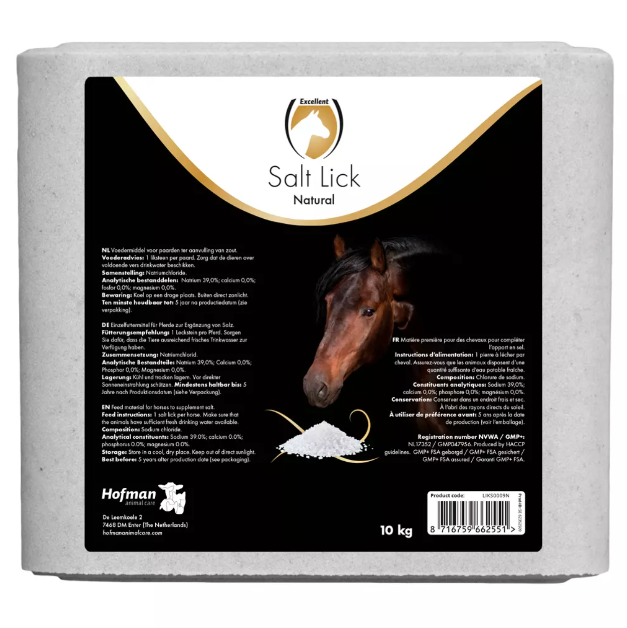 Excellent Horse Naturel Zouten Liksteen