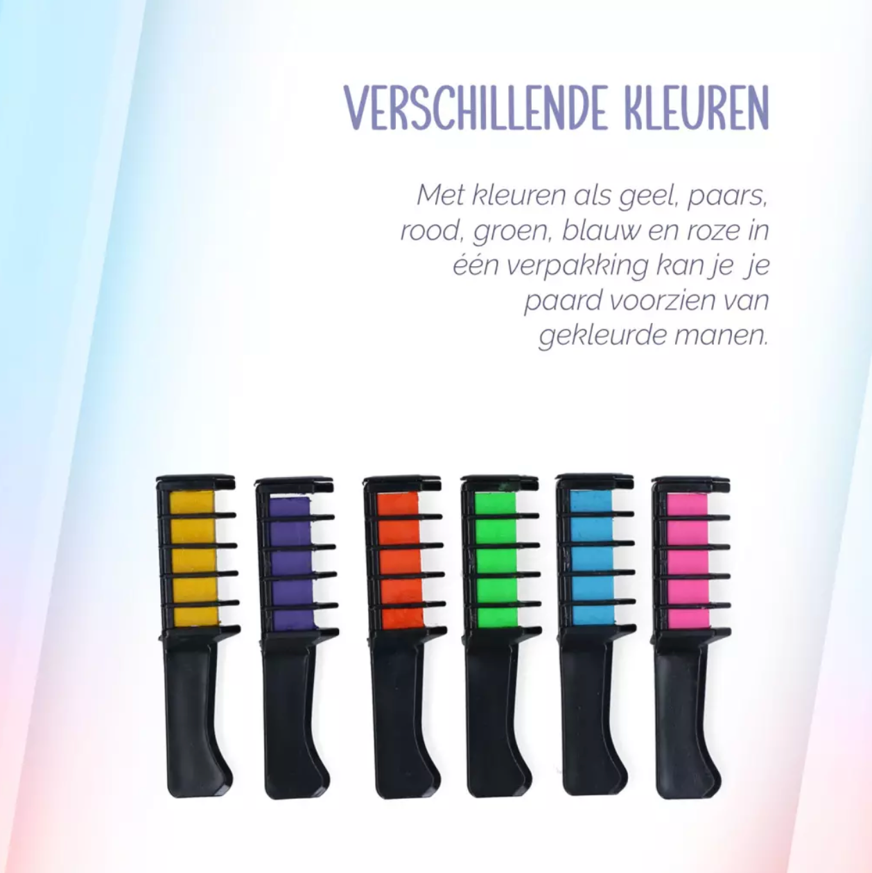 Paardenpraat Regenboog  Kleurkrijt