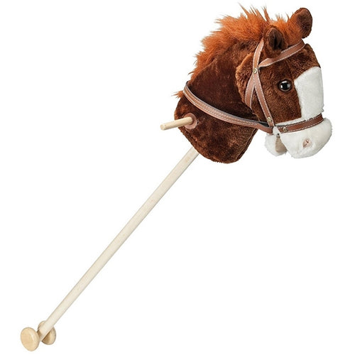 Stokpaard bont met geluid