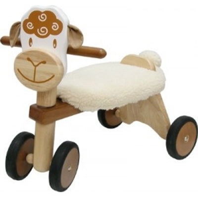 PlayWood Loopfiets Bruin Schaap