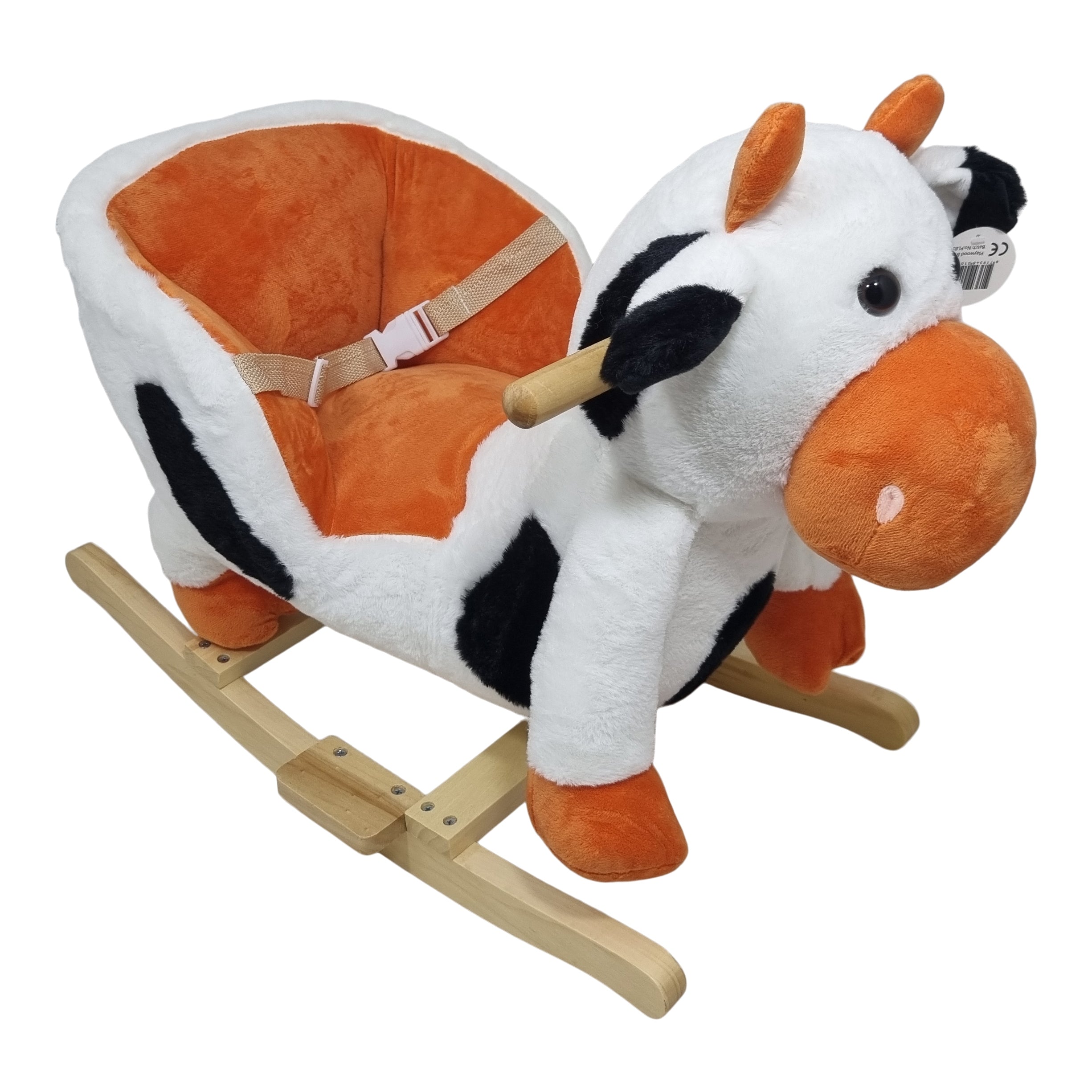 PlayWood Hobbelkoe Met Zit En Geluid