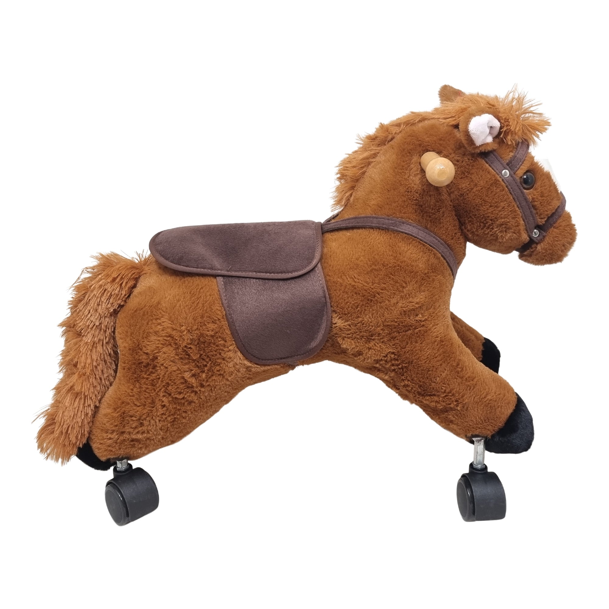 PlayWood Looppaard Met Zwenkwielen & Geluid