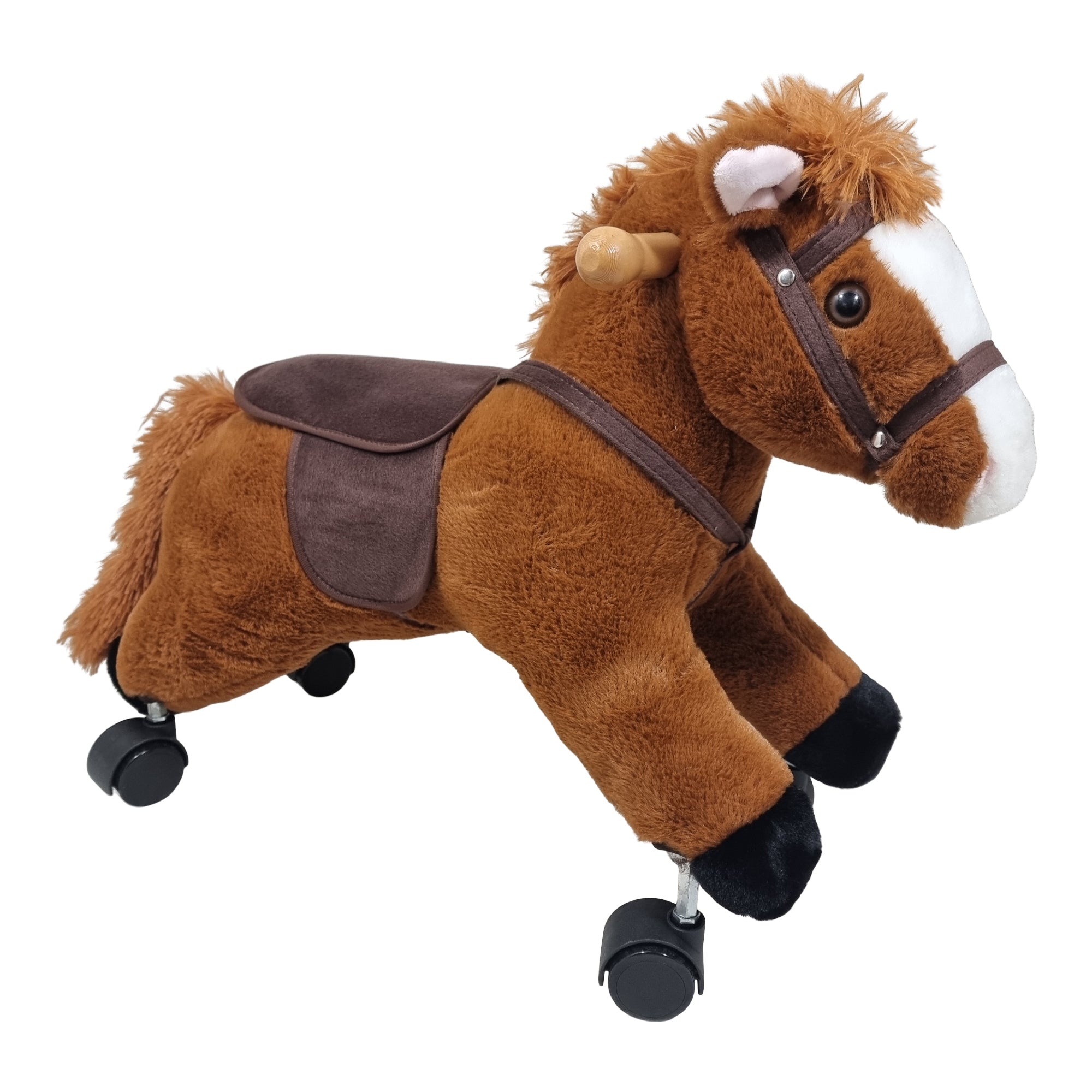 PlayWood Looppaard Met Zwenkwielen & Geluid