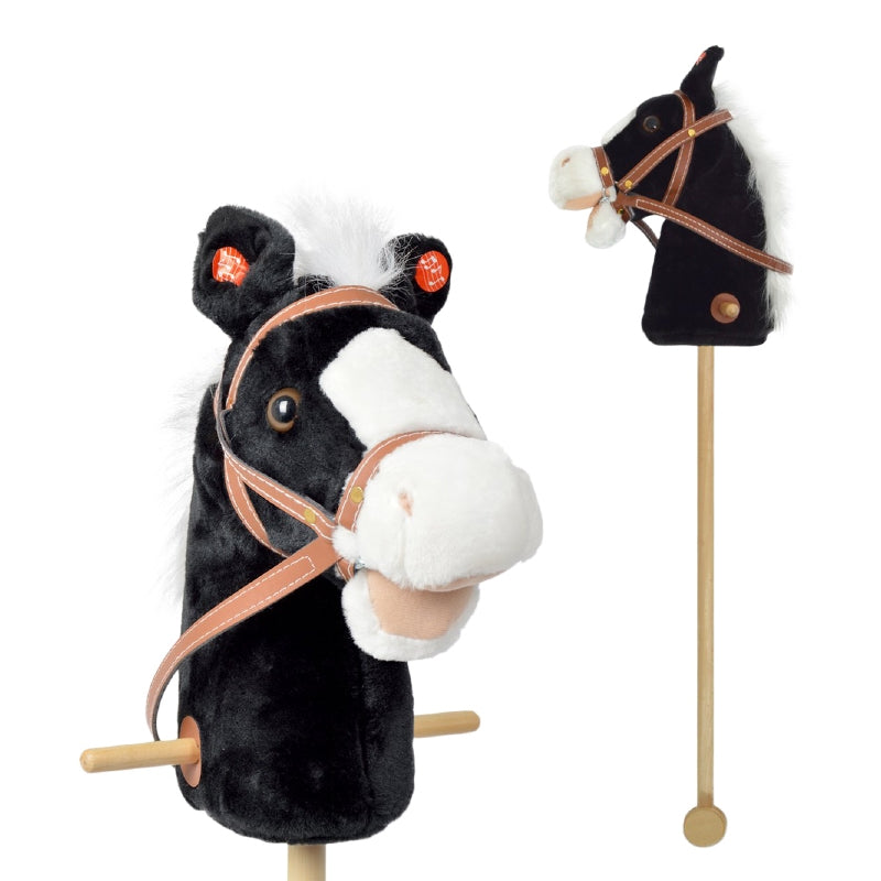 Stokpaard Bont Met Galopperend Geluid