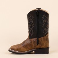 Old West Kinderwestern Laarzen Zwart/Bruin