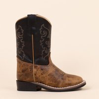 Old West Kinderwestern Laarzen Zwart/Bruin