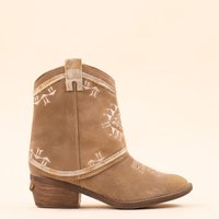 Nemonic 2377 enkellaarsjes beige